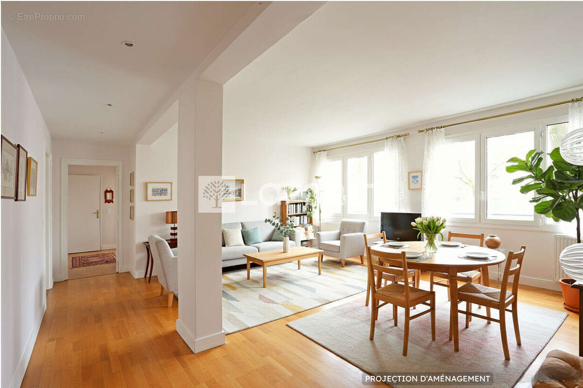 Appartement Paris 4 pièce(s) 102 m2 avec deux caves. - photo 2
