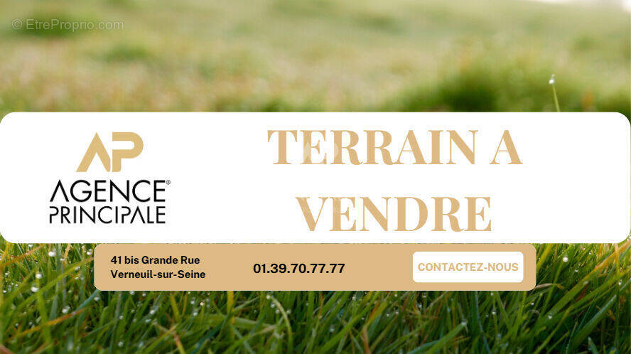 Terrain à VERNEUIL-SUR-SEINE