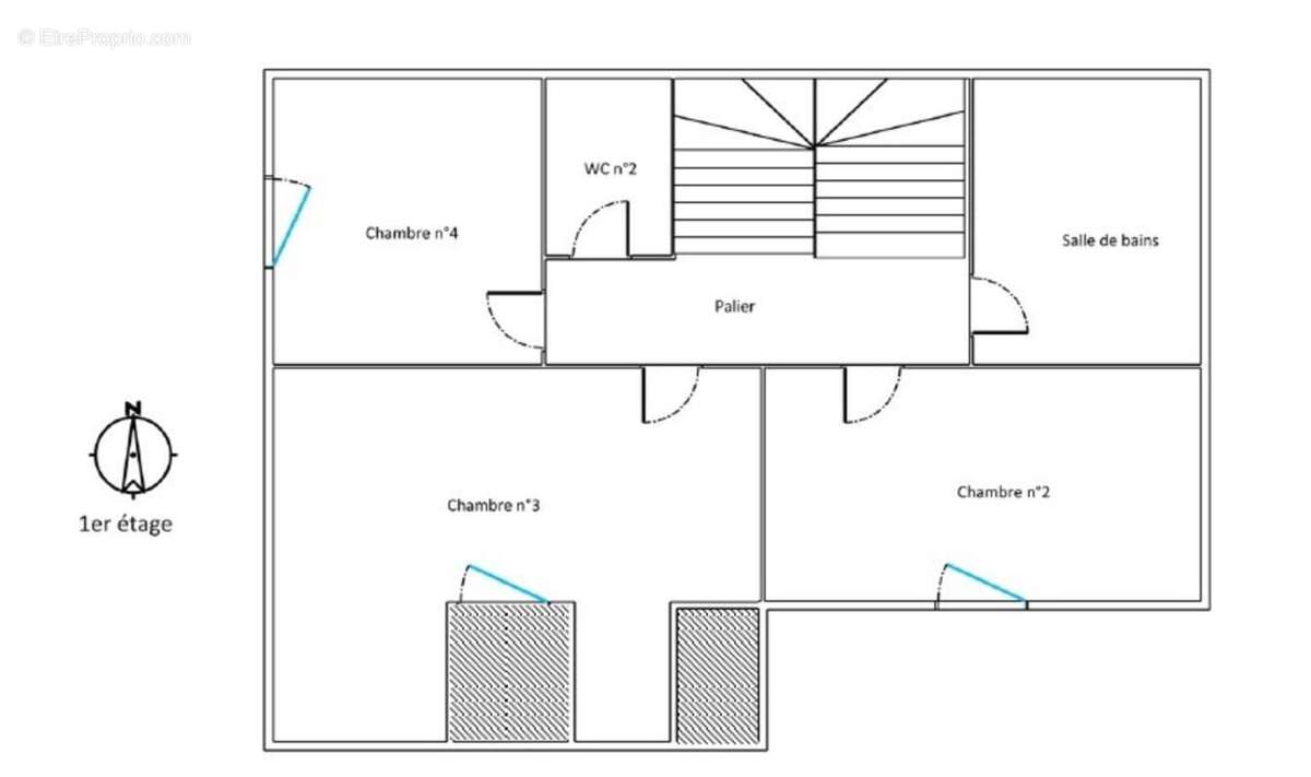Maison de 101.52 m² plus une véranda de 14.50m² sur jardin clos de 552 m², 4 chambres. plages et commerces à pied - photo 15