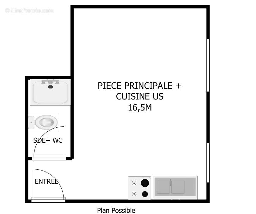 Appartement à PARIS-18E