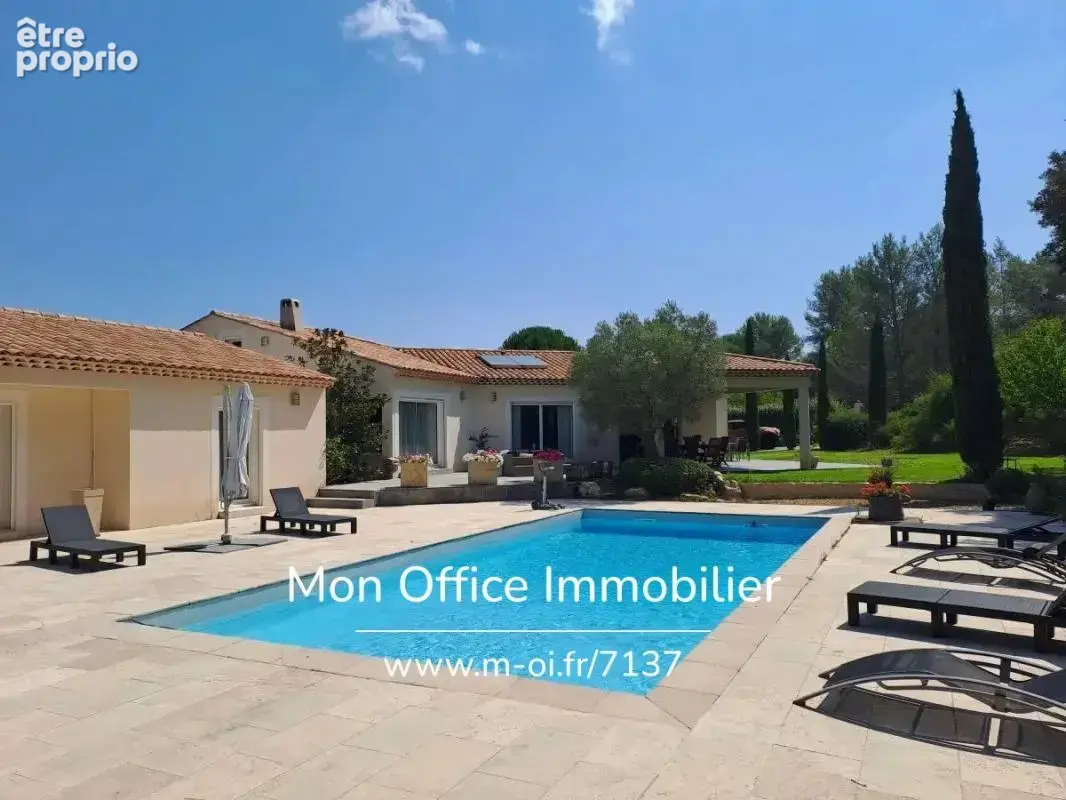 Référence : 7137-VCL. - Maison de plain pied - jardin paysager, calme absolu - 4 chambres 1 bureau - Simiane Collongue - photo 16