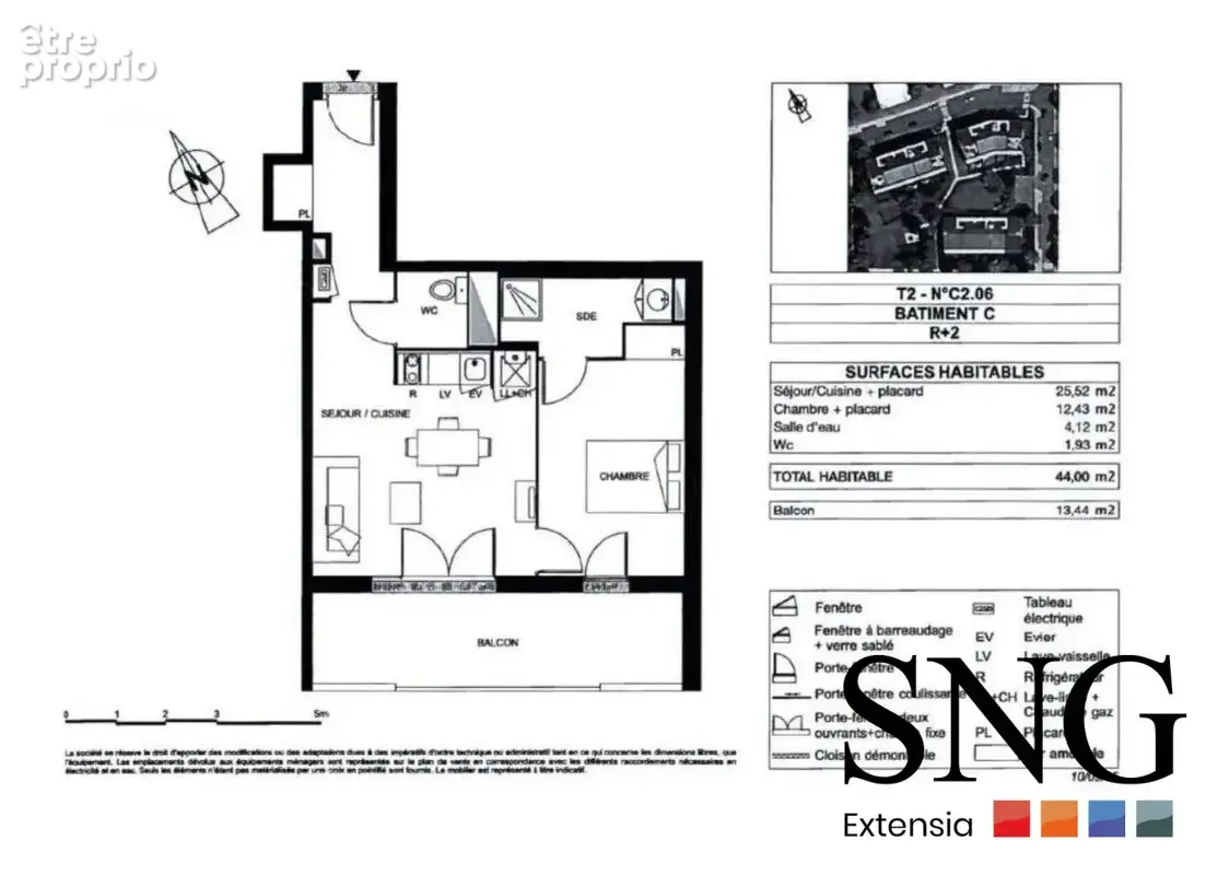 Appartement 2 pièces 45 m² à vendre à Saint-Orens-De-Gameville (31650) - photo 9