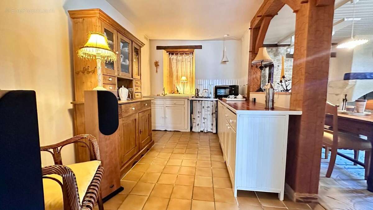 Ancien bac en pierre décoratif - Maison à FAUX