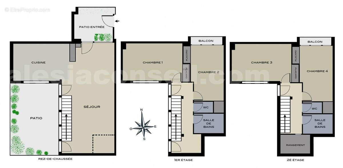 coul13-cohe - Appartement à PARIS-14E