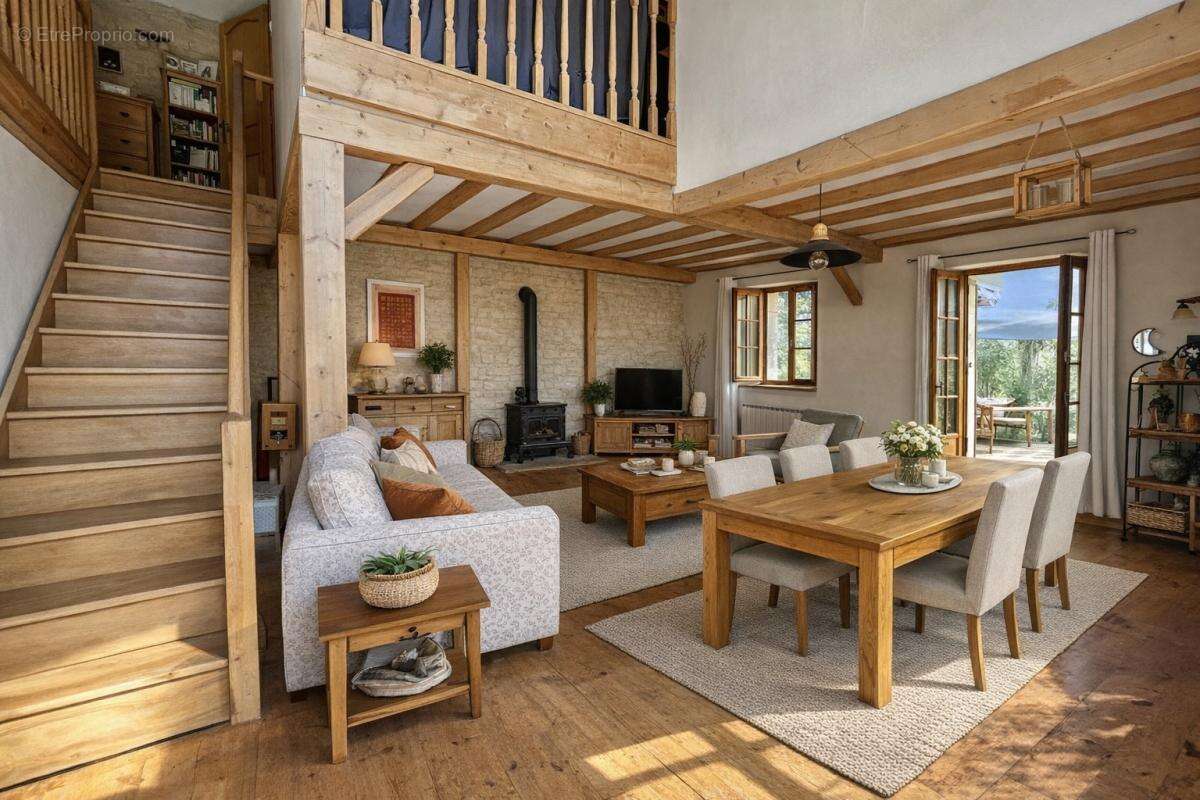maison type longère en 2 parties avec gite ou autre activité - photo 3