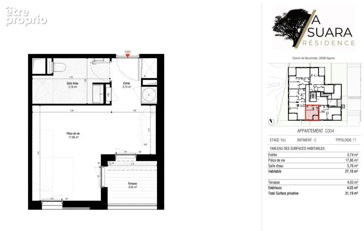 Programme A SUARA : studio avec terrasse et parking - photo 2