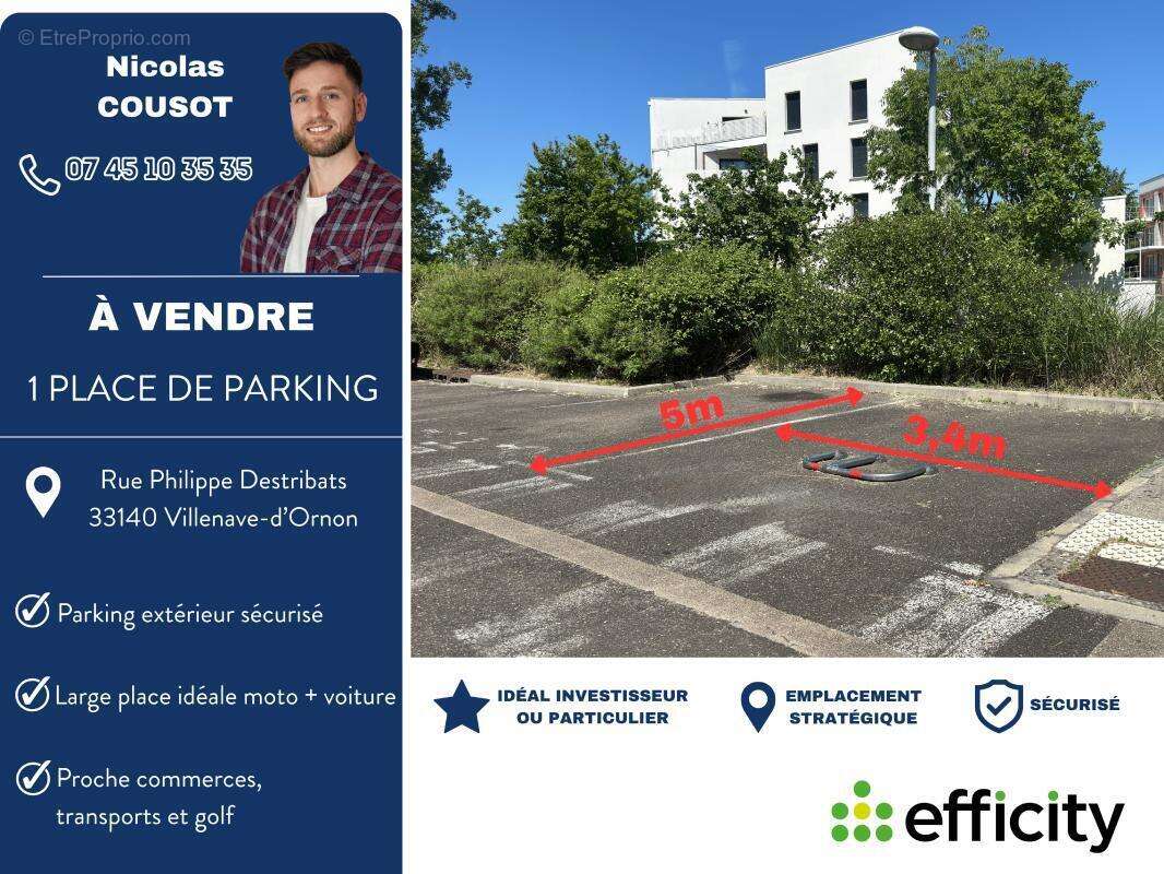 Parking à VILLENAVE-D'ORNON