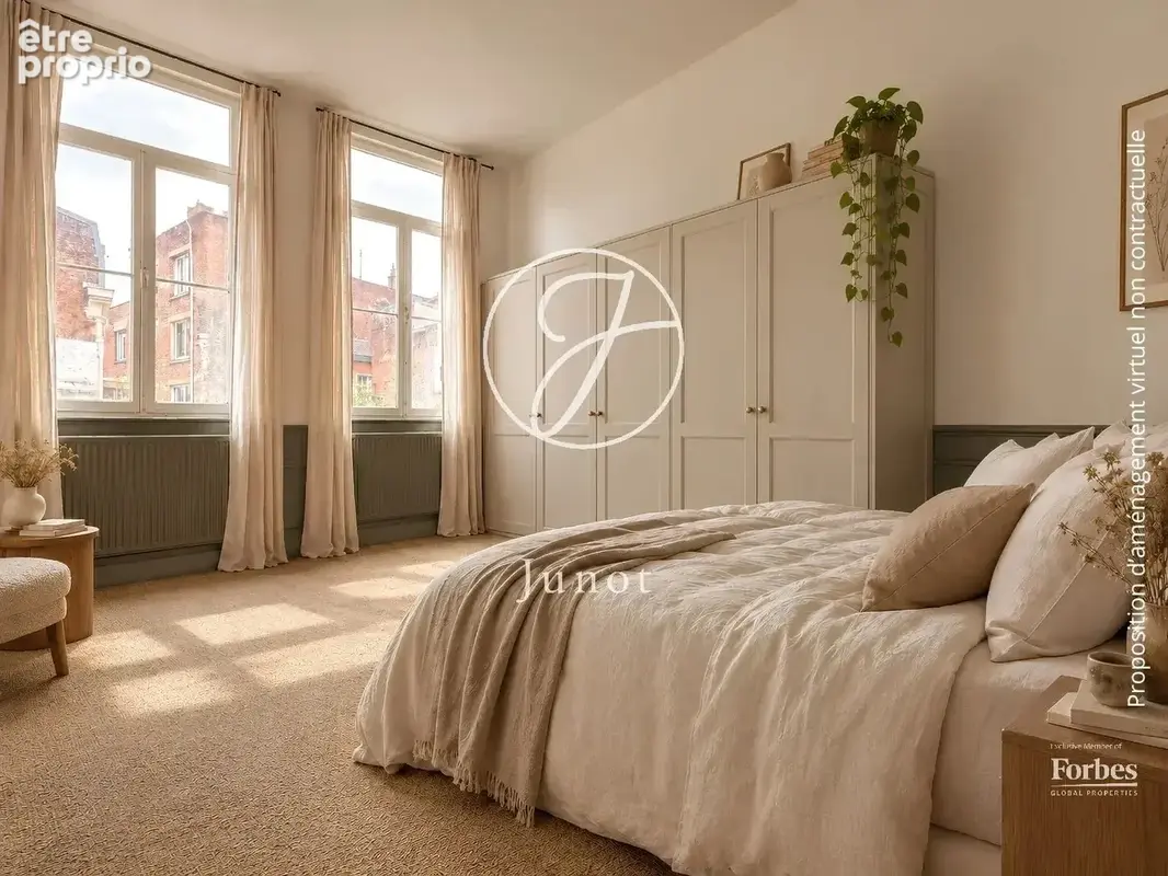 Lille – VIEUX LILLE – Appartement à vendre – T2 bis convertible en T3 – 64,72 m² – Double séjour 39 m² - 1er étage – Cave - photo 5