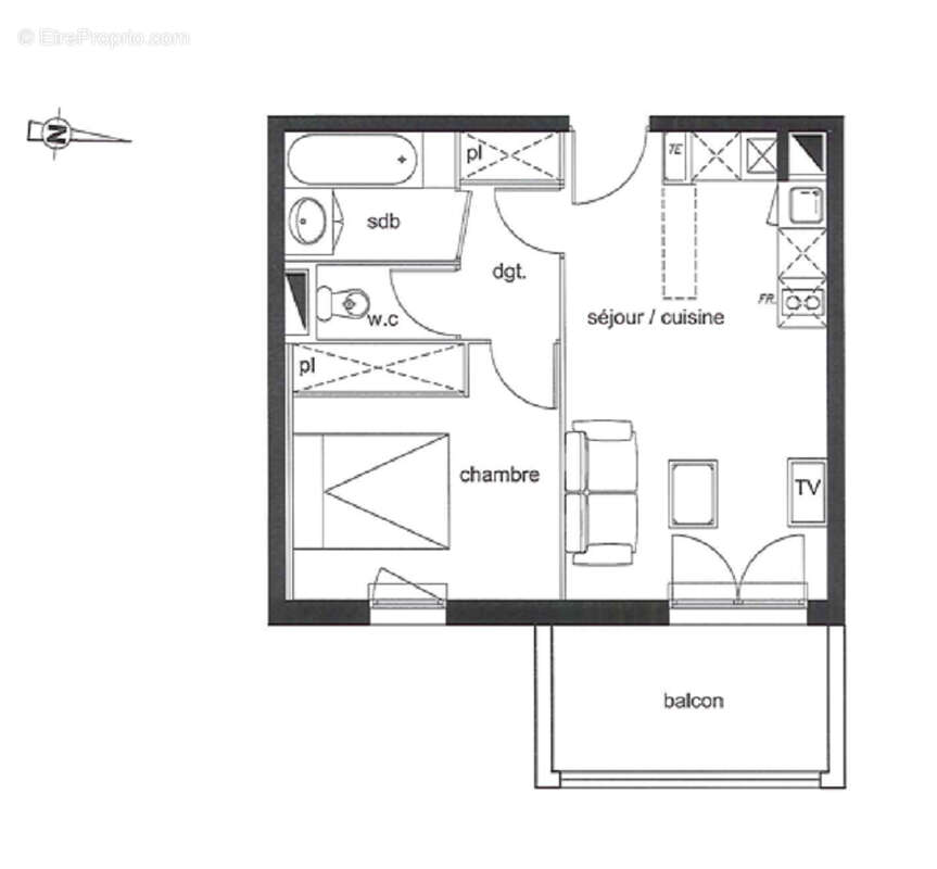 Appartement à SAINT-ANDRE-DE-CUBZAC