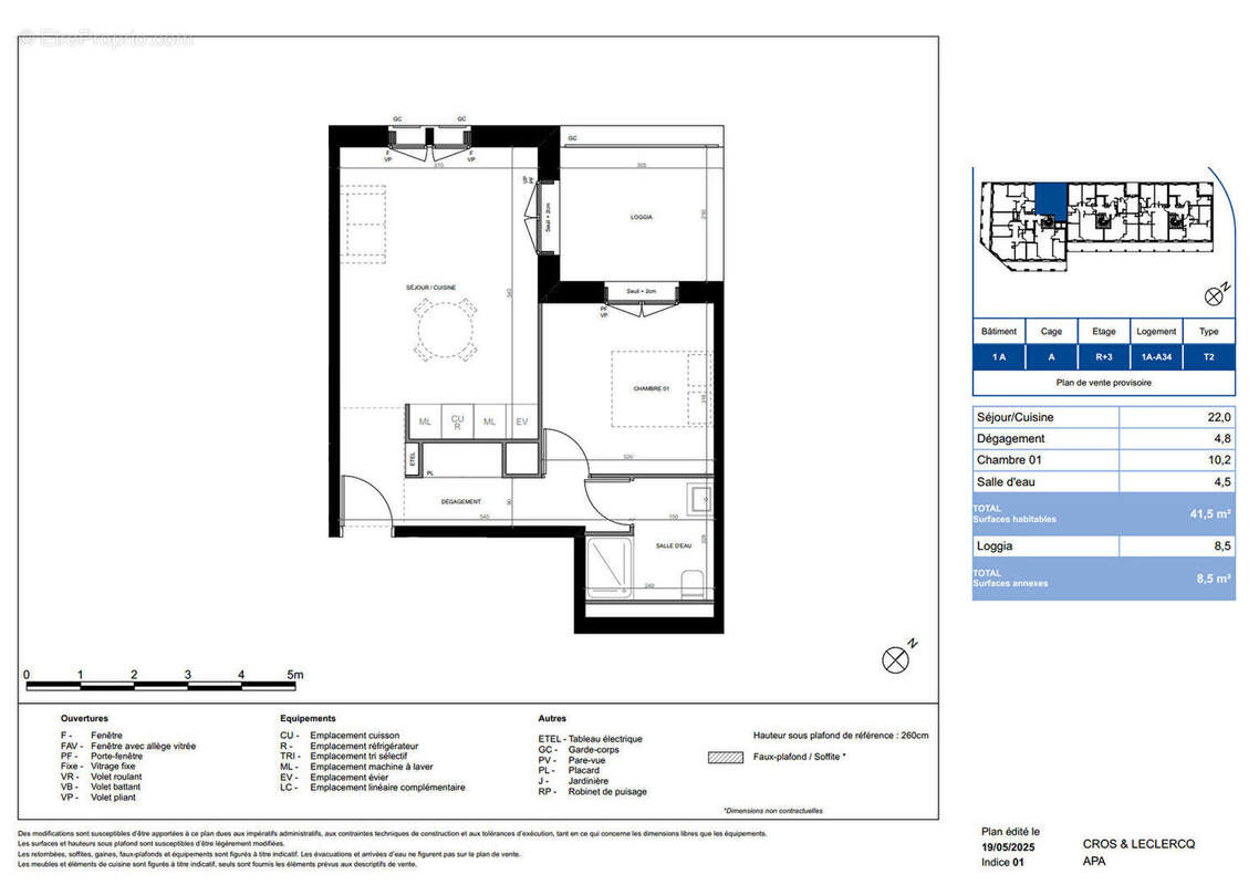 Appartement à TOULOUSE