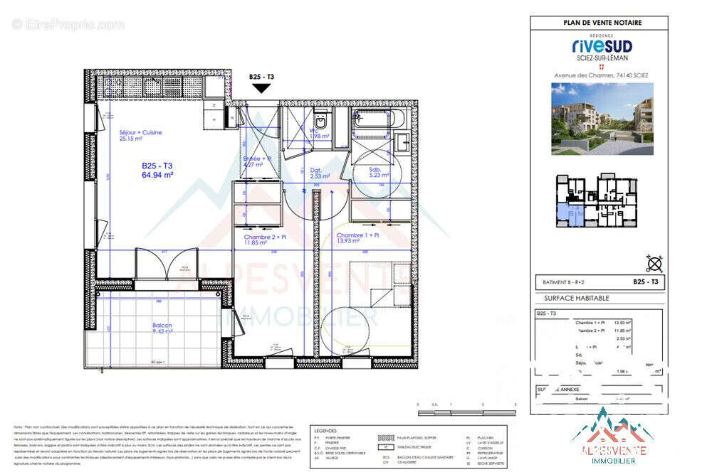 avendre-programme-neuf-rive-sud-sciez-alpesvente-sciez - Appartement à SCIEZ