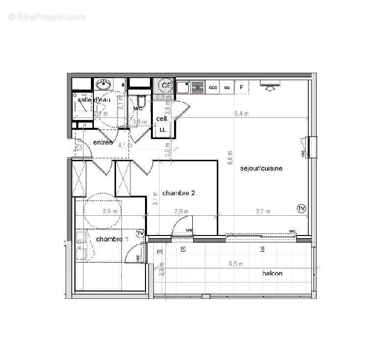 Appartement à SAINT-AUNES