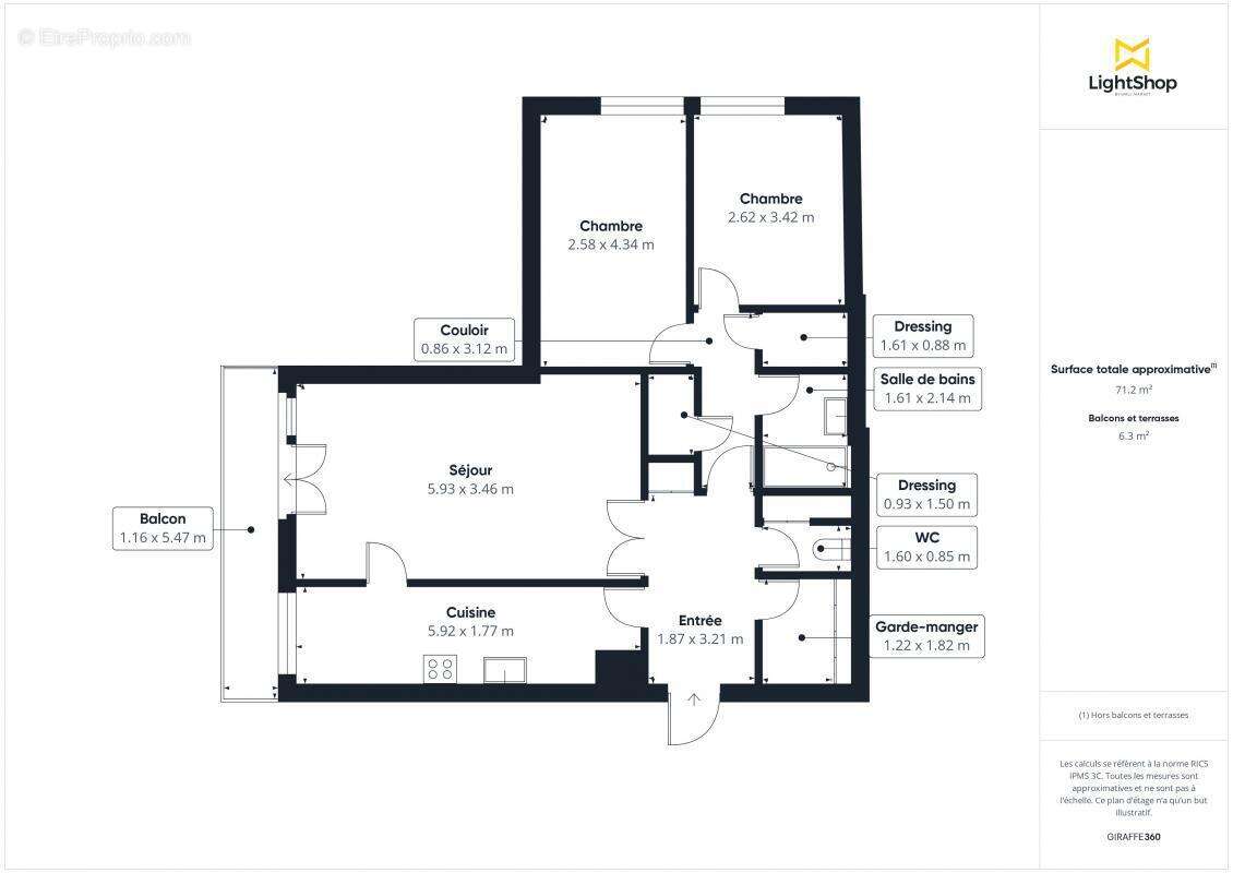 Appartement à GENNEVILLIERS