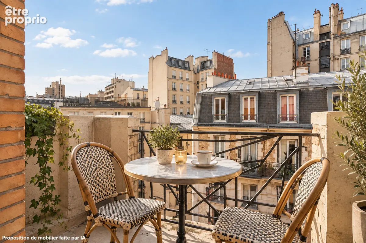 Appartement 2 pièce(s) 32 m2 - dernier étage avec balcon - photo 1
