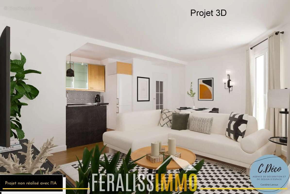 Appartement à JOUY-LE-MOUTIER