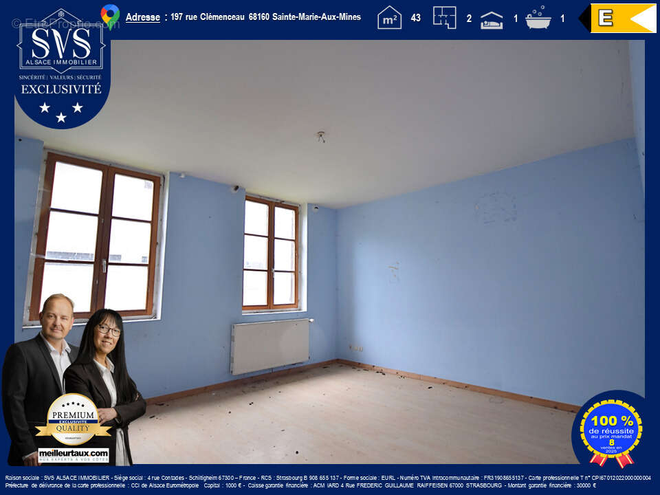 Appartement à SAINTE-MARIE-AUX-MINES