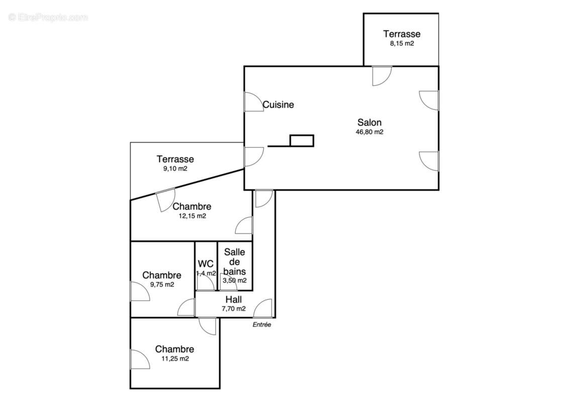 Appartement à MARSEILLE-4E