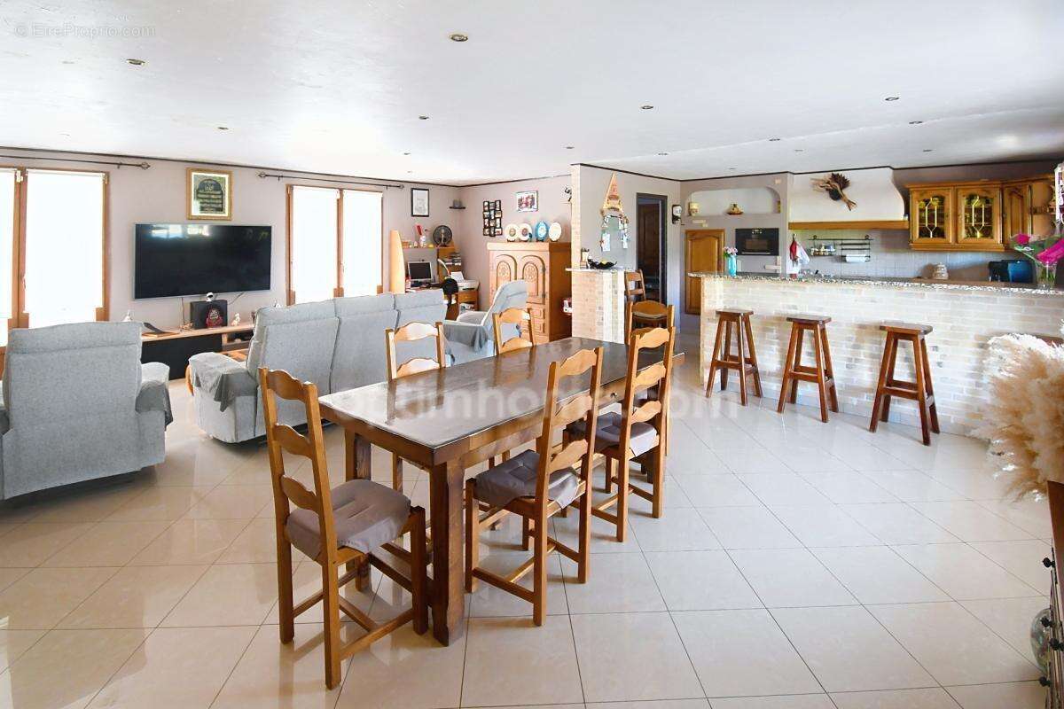 Maison plain pied 129m2 - 3 chambres - 2 garages - terrain 10 ares 45 - 2 terrasses - photo 3
