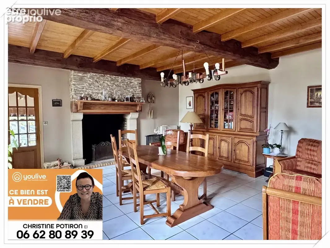 ? À Trévé, 22600 une maison de 223 m2 héritée du XVIIᵉ siècle - photo 6