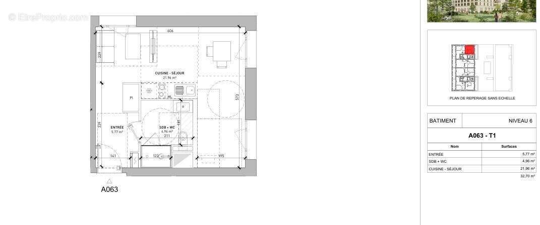 Appartement 32 m² à Lyon-7e  - photo 3