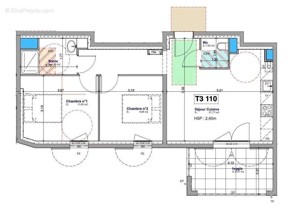 Appartement à ROGNES