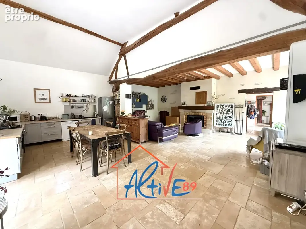 Maison ancienne de caractère au calme avec terrain arboré à Poilly-sur-Tholon - photo 4