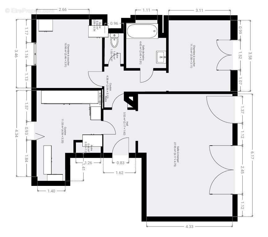 Appartement 80 m² à Aix-En-Provence  - photo 2