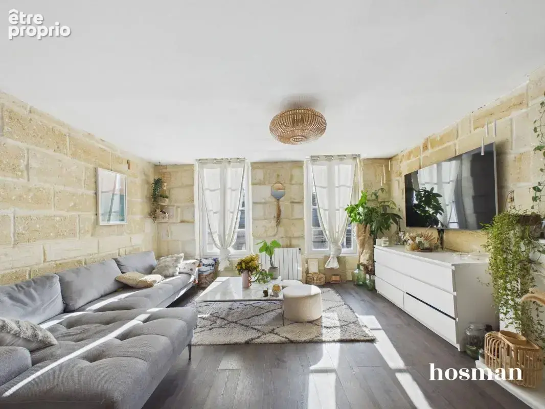 3 pièces - 66 m² traversant - Grenier de 20m2 aménageable - Quai des Salinières, Bordeaux - photo 4