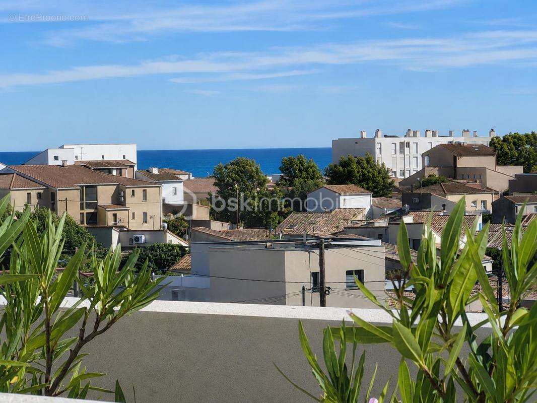 Dernier étage • duplex 113 m² • terrasse 43 m² sans vis-à-vis • vue mer & canigou • piscine • 500 m de la plage - photo 3