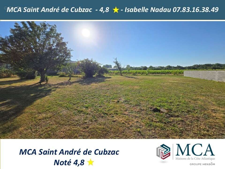 Terrain 605 m² à Saint-Andre-De-Cubzac  - photo 2