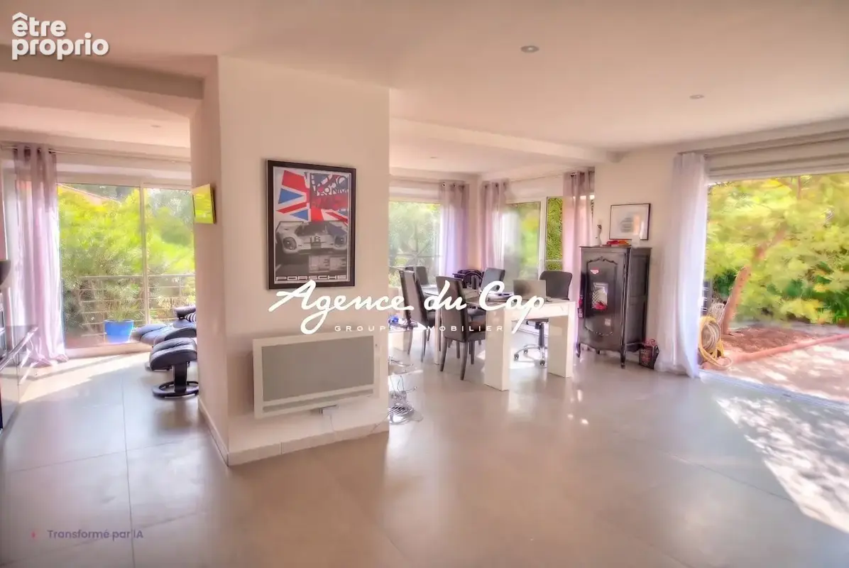 Saint raphael, a pied mer et commerces  appartement rdj 104 m2 + 64 m2, 2/ 3 chambres - photo 3