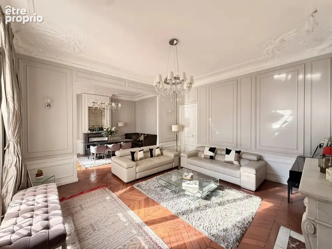 Paris 16 . Foch - Pergolèse, belle rénovation,  plein Sud            150 m2 / 3 chambres - 4ème étage - photo 3