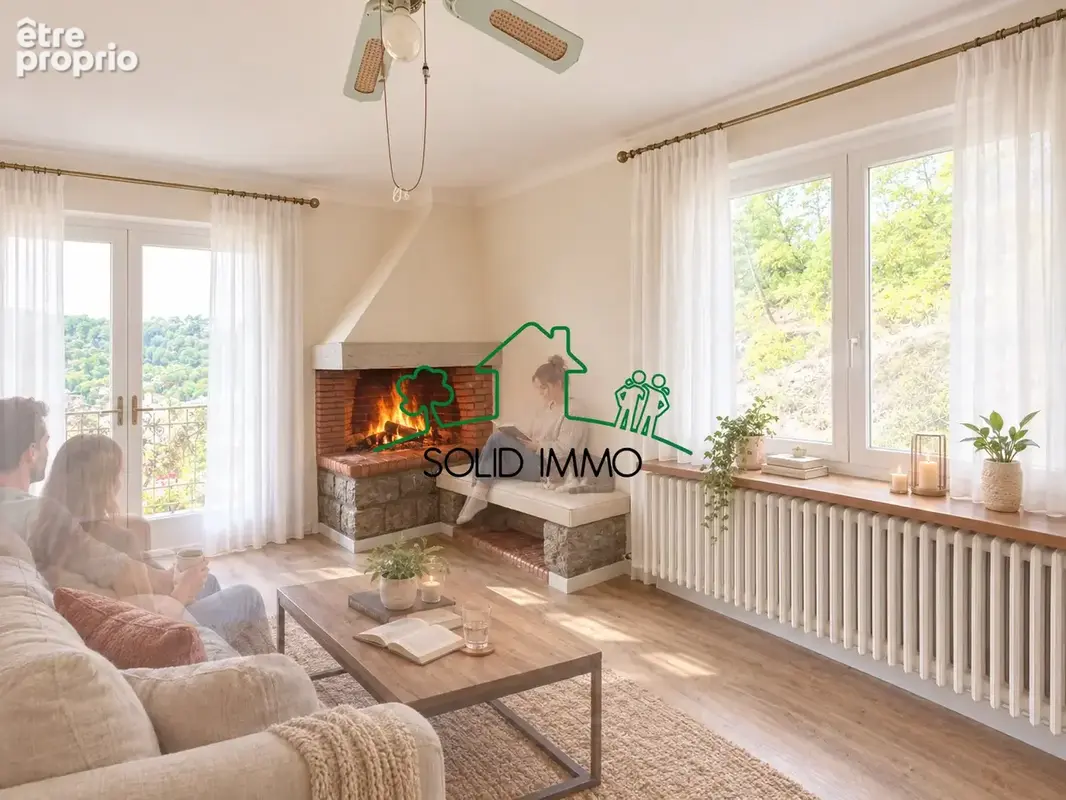 Maison spacieuse avec jardin, piscine et vue sur village médiéval - photo 6
