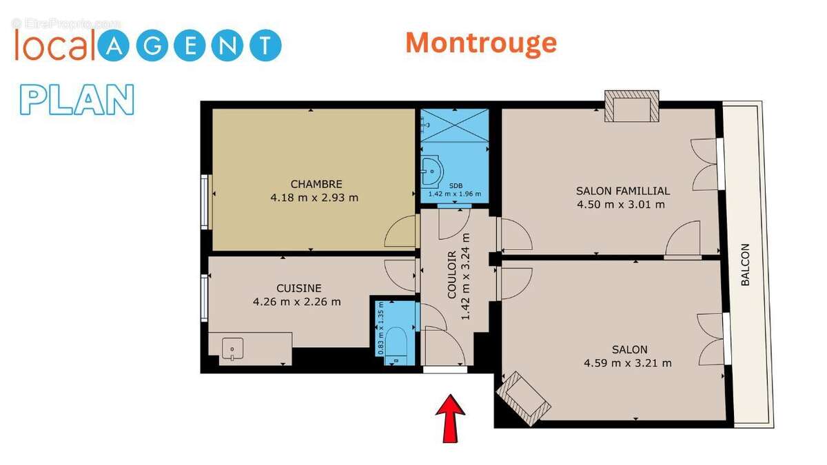 Appartement à MONTROUGE