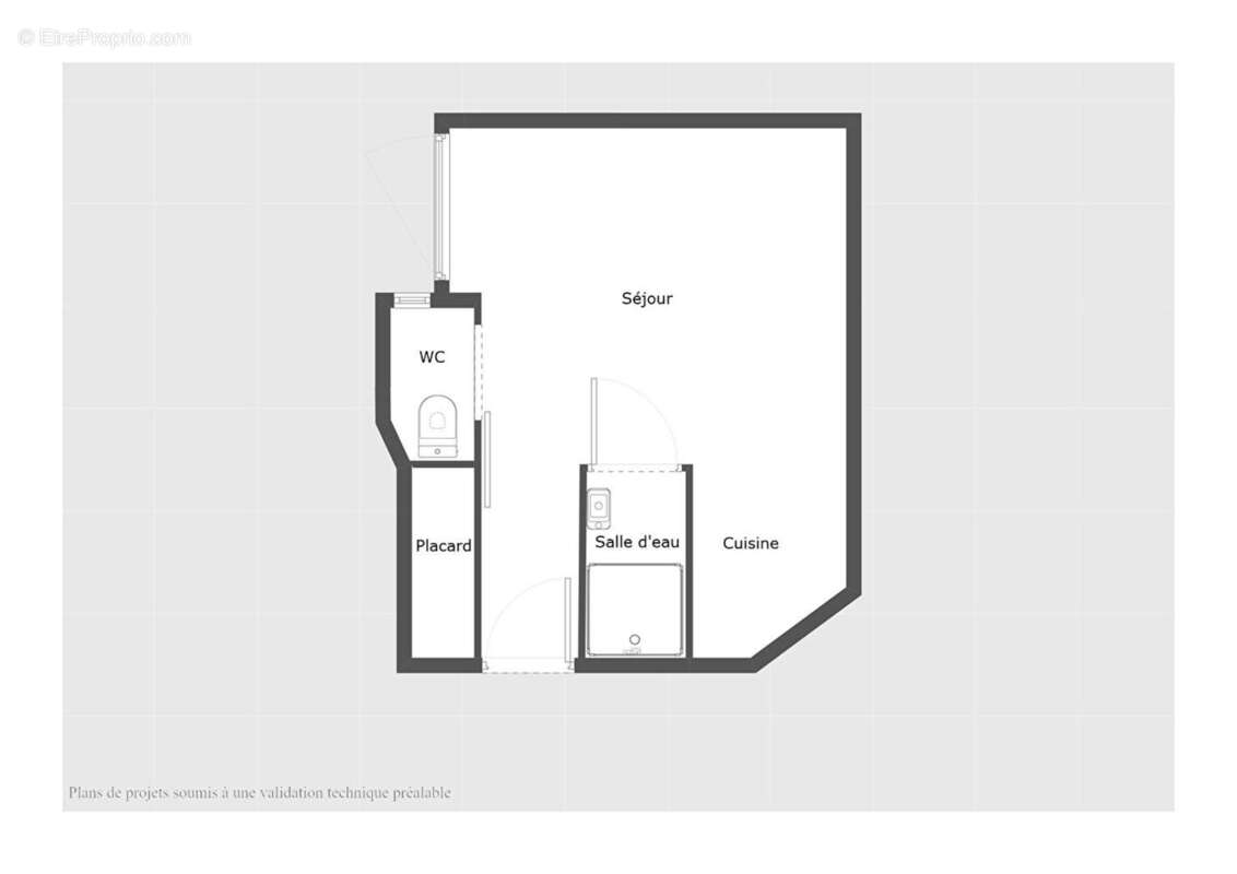 Appartement à PARIS-18E