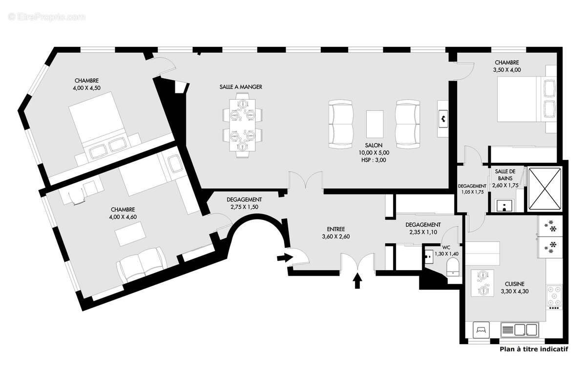 Appartement à PARIS-9E