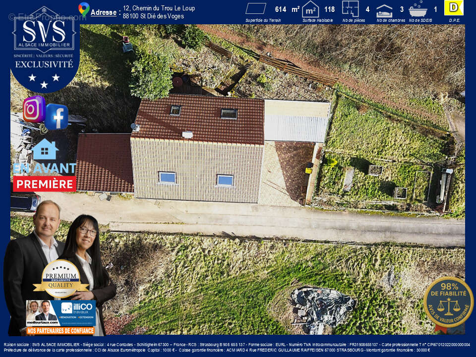 Maison à SAINT-DIE-DES-VOSGES