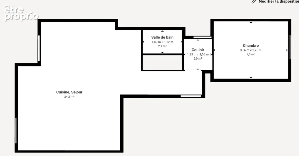 Appartement Roissy En Brie 2 pièce(s) 60m2 - photo 13