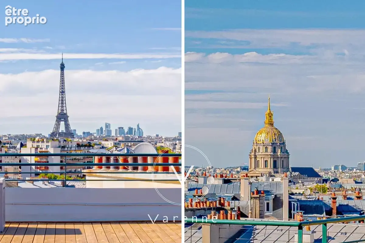 EXCLUSIVITE - Appartement à vendre 76m2 carrez avec terrasse 30m2 vue sur tout Paris - photo 22