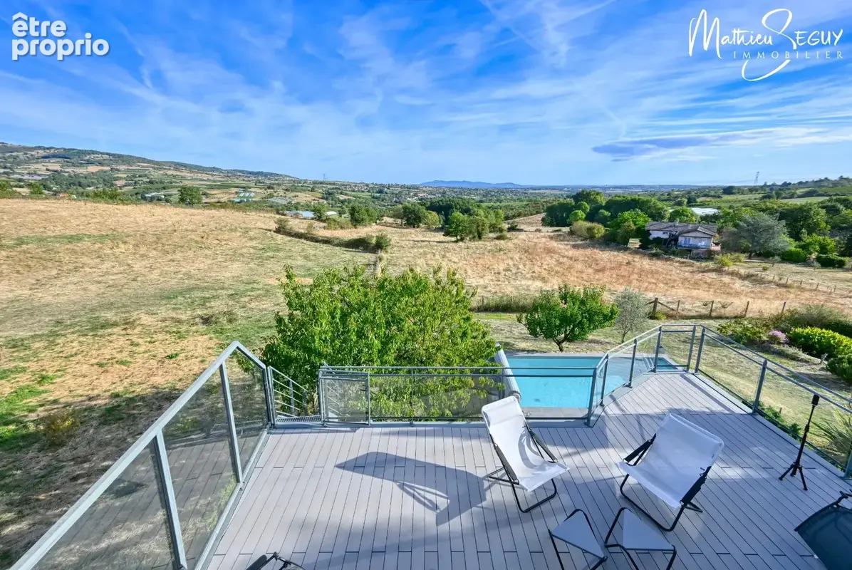 THURINS : Maison P7 avec Vue panoramique exceptionnelle sur les Vallons du Lyonnais - photo 42