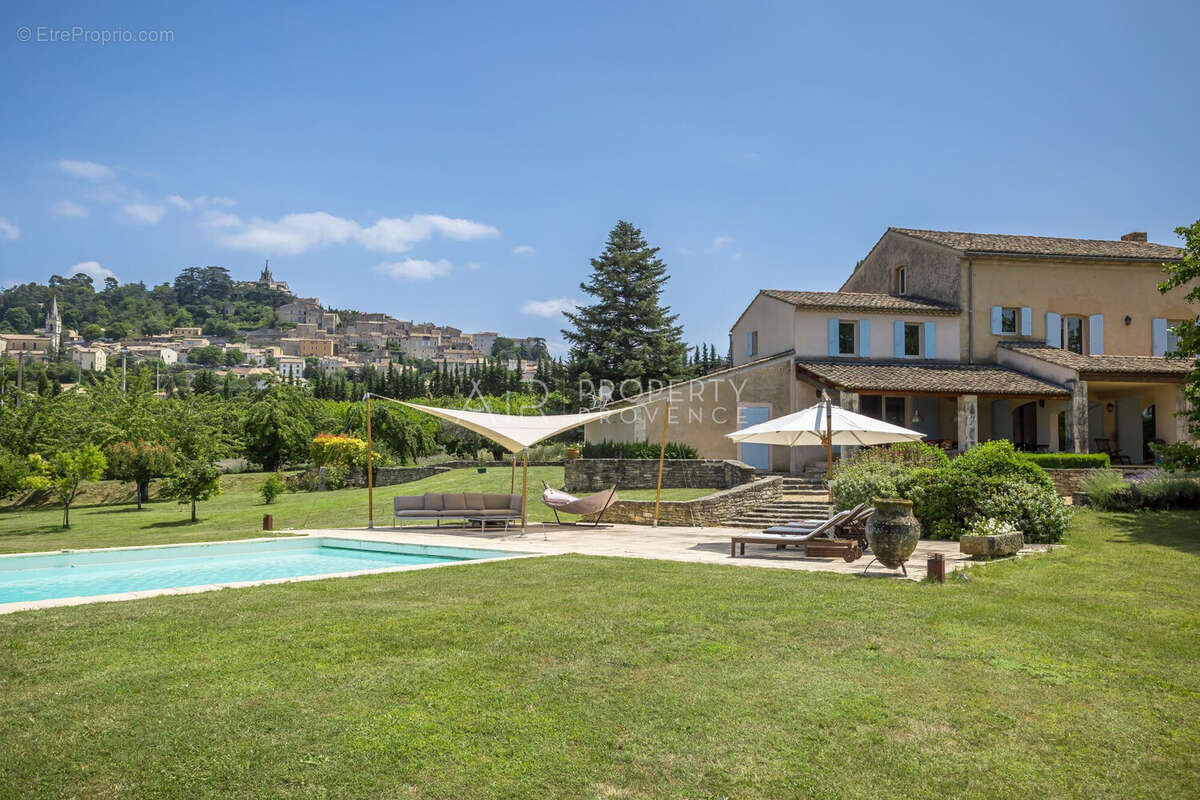 vue sur le village  - Maison à BONNIEUX