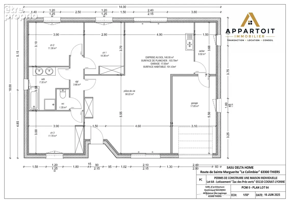 Plan de la maison