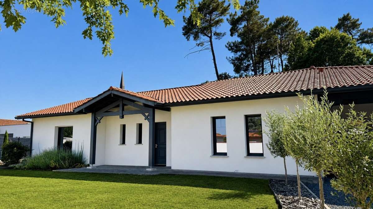 Maison contemporaine de plain-pied avec piscine, aux portes de Dax - photo 2