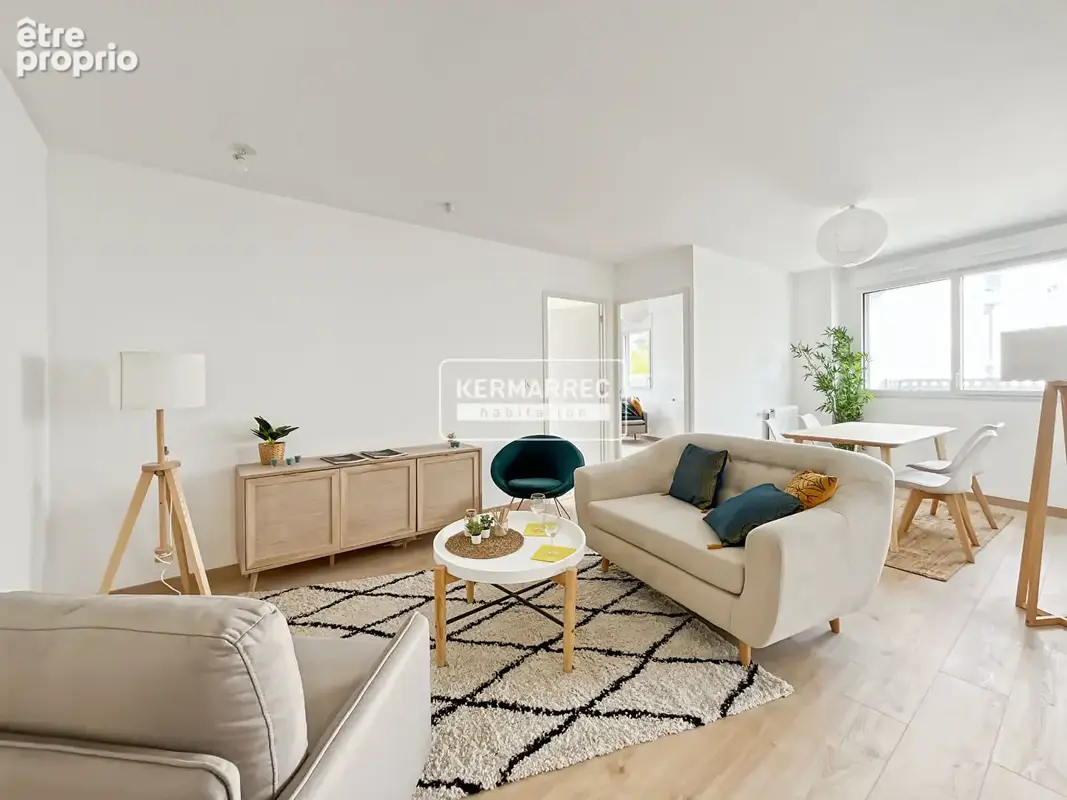 Rennes St Jacques dans immeuble neuf spacieux Type 3 de 70m² avec balcon - photo 3