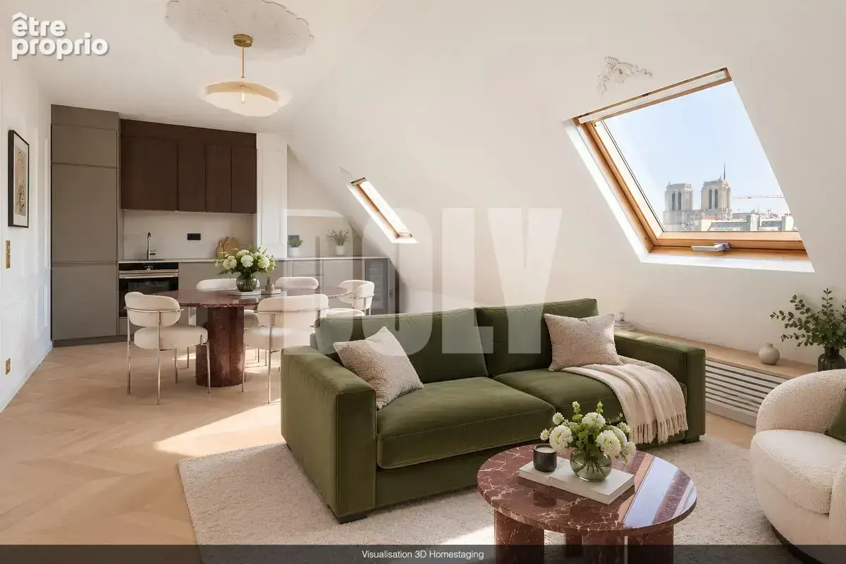 DOLY – STUDIO refait à neuf – 25 m² – Vue sur Notre-Dame , 75006 PARIS - photo 1