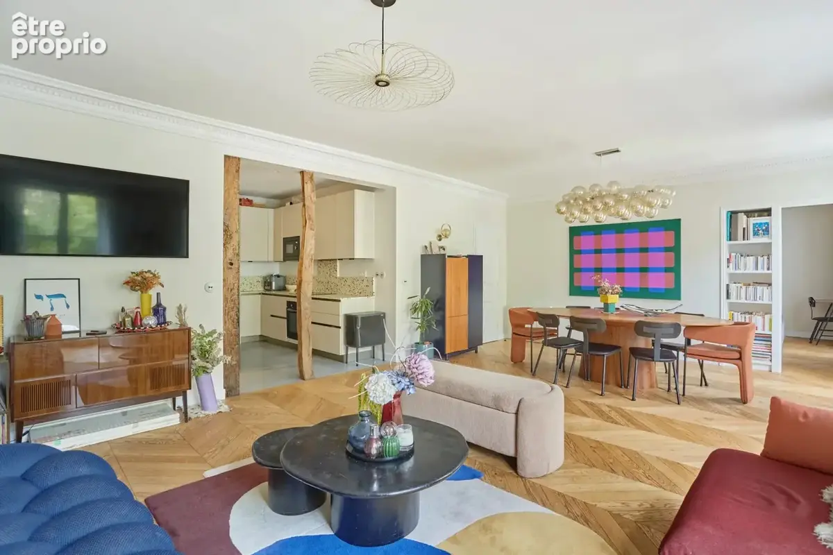 Haut-Marais / Place des Vosges – Appartement familial de 98 m² entièrement revisité par architecte - photo 4