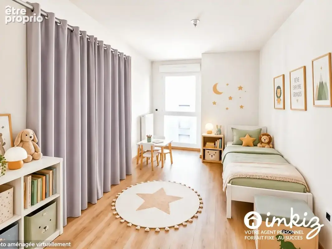 T3 de 60m² - garage, balcon, 2018 - Clé en main ! - photo 11
