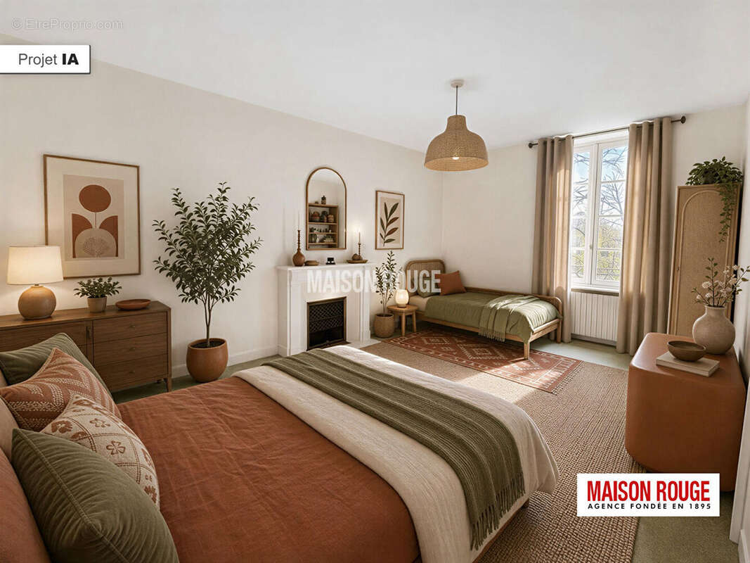 Maison de bourg en pierre à moderniser avec 5 chambres, jardin arboré et garage au coeur de Plourhan - photo 13