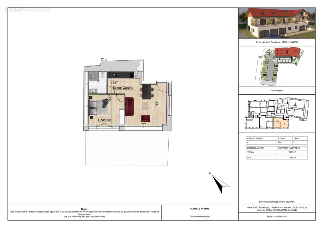 Appartement à VINZIER