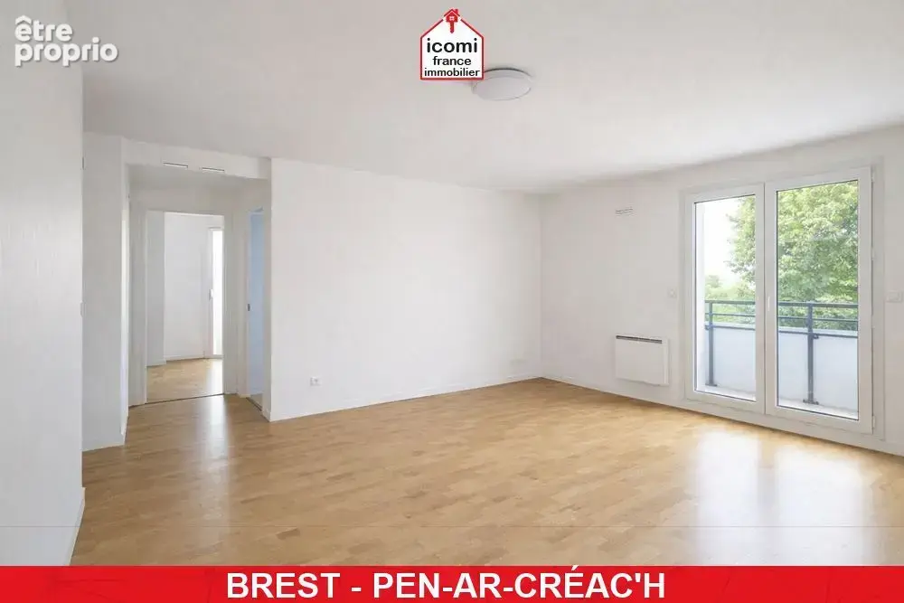 Finistere - brest (29200) - a vendre - appartement - t2 - premier etage avec ascenseur - balcon - dalle beton - belle exposition - photo 4